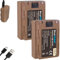 2 x Blumax Battery Compatible with Sony NP-FZ100 | 2600 mAh with USB Type-C Charging Port - for Alpha 9 III A9 III A9 / A7C A7 III - IV // A1 6700 FX30 ZV-E1