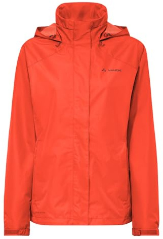 VAUDE Escape Bike Light Regenjacke Damen – Gefütterte Regenjacke mit 2-Lagen Membran, reflektierende Jacke wasserdicht 412g