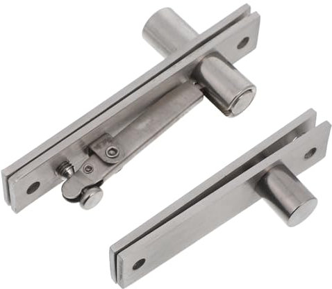HAWILLOSCH 2 Stück Drehbare Türscharniere Aus Edelstahl, Selbstschließende Scharniere Für Schwere Holztüren, Ideal Für Küchen Und Badezimmer