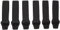 Maxpedition TacTie PJC3 Verbindungsclips aus Polymer, 6 Stück, Schwarz