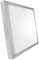 LED Deckenleuchte Aluminium Deckenlampe mit Bewegungsmelder ALEX D (32x32 cm 18W 03244)