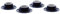 Gimex Eierbecherset Twist 4-tlg. Blau