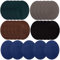 Flicken zum Aufbügeln, 25 Stück, 5 Farben, oval, Veloursleder, Rindsleder, Ellenbogen, Knie, zum Aufbügeln, Samt, für Pullover, Ausbesserungen, Basteln, Reparatur-Set für Kleidung, Jeans