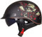 EBAYIN Casque Moto Homme Homologué Casque Bol Homologué Casque Moto Vintage Casque Jet pour Moto Casque Scooter Homme ECE Homologué Pilote Jet Casque Personnalité Casque de Moto,J-M=（57~58cm）