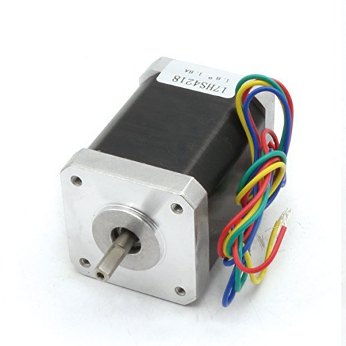 CNCTOPBAOS Nema17 Schrittmotor, 2,693.2 gin, 60 mm, 1,8 A, Hybrid-2-Phasen-0,65 NM 4-Draht, 17HS4218 Schrittmotor Nema 17 für 3D-Drucker, CNC-Fräser, XYZ-Achse, Graviermaschine, Roboter