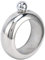 Pulsera Petaca, Petaca Brazalete Pulsera Acero Inoxidable Vino Frascos Regalo Joyas Regalos Embudo Brazalete Alcohol Licor Botella de Almacenamiento para Llevar Bebidas con Embudo 100ml