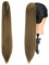 Gairyan Ponytail Extensions 54cm Claw on Pferdeschwanz Haarteil Klammer Clip in Extensions Zopf Gerade Glatt Lang Haarteil Zopf Synthetik Haar Haarverlängerung für Frauen (Goldbraun)