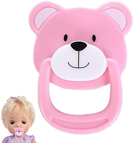 Eayoly Baby-Schnuller - Reborn Doll Schnuller | Bärenförmige Neugeborene Schnuller mit internem Magneten für Vorschullernspielzeug pädagogische Kleinkinder
