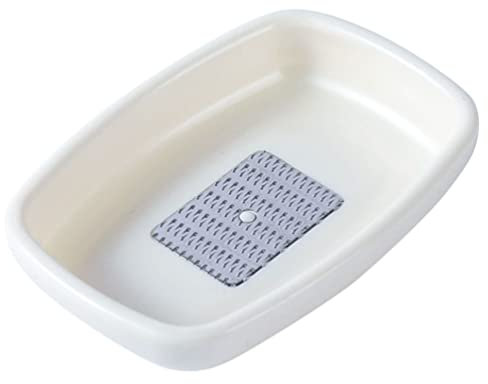 Kichvoe Ingwermühle Knoblauchstampfer Käseschredder Reibe Edelstahl Küche Reibe Gemüsehobel Käsesortierer Wasabi-mühle Ingwerreibe Zwiebelreibe Hand Plastik Tragbar Weiß Kleine Werkzeuge