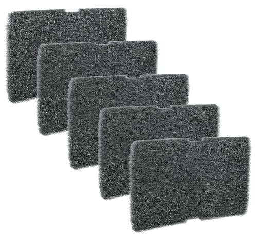 vhbw 5x Schwammfilter kompatibel mit Blomberg TKF 8455 WE50L, TKF 8456 AGE 63, TKF 8461 AG50 Wäschetrockner - Ersatzfilter-Set
