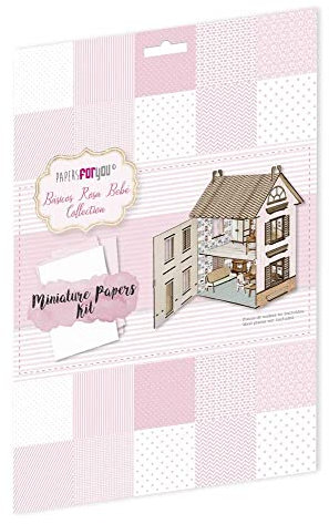 Papers For You Kit 10 Miniature Papers 120 gr 30 x 21 cm (Bassici Rosa Bambino)