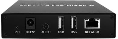 EXVIST H.265 1080P HDMI Video Encoder/Decoder, USB2.0 für 1080P Webcam, RTSP Video Decoder, Compatible with, Live Stream Netzwerk Decoder für YouTube, Facebook, Wowza, Twitch