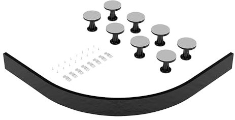 Shower Tray Leg Set - Slate Grey - For 1000mm-1200mm Quadrant & Offset Resin Trays