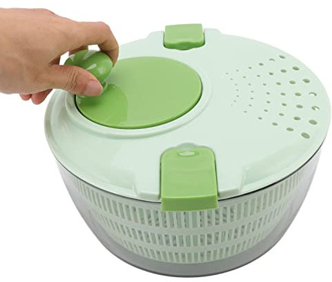 Vegetable Dryer Salad Spinner Multifunctional Salad Drainer Bowl Home Kitchen Green