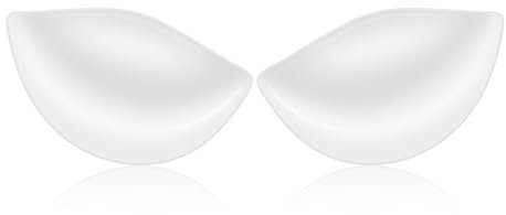 1 Paar Silikoneinlagen für BH, Wiederverwendbare Silikon-BH-Einsätze, Transparent BH Einlagen Push Up, Brust-Push-up-Pads, Gel-Push-Up Brustpolster für Damen, Mädchen