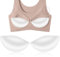 1 Paar Silikoneinlagen für BH, Wiederverwendbare Silikon-BH-Einsätze, Transparent BH Einlagen Push Up, Brust-Push-up-Pads, Gel-Push-Up Brustpolster für Damen, Mädchen