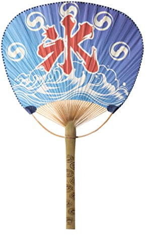 HOLIDYOYO Japanese Round Fan Decorative Paper Hand Fan Ukiyoe Japanese Hand Fan Folding for Home Room Decor Random Style