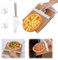 12 inch Sliding Pizza Peel, Wood Pizza Slider Shovel with 2 in 1 Pizza Roller Spatula 2 Hooks, Pizza Slide Tool Pizza Slider Paddle, Non-Stick Pizza Peel Pizza Slider Tray Pizza Transfer Shovel