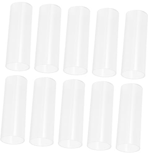 Uonlytech 1set Battery Casing Adapter Battery Protective Spacer Cylindrical Battery Holder Battery Holder Converter 18650 Battery Shield 18650 Battery Spacer Plastic 10pcs