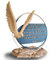 LeDecor Ringvers Serie Adler, Wohnzimmer Deko, 3D Skulptur, Zimmer Aesthetic, Christliches Geschenk Mann Mutter Frau, Taufe, Hochzeitsgeschenk, Konfirmation Deco Skulpturen Ø 21cm (Holz, schwarz)