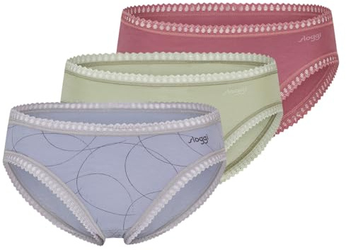 Sloggi Women's Briefs (Pack of 3), Multiple Colours 8, M
