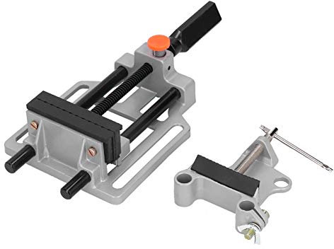 Bohrmaschinen-Schraubstock, Bohrmaschinen-Schraubstock, Metall-Frässchraubstockhalter, robuster Bohrmaschinen-Schraubstock, Flachdruck-Spanntisch-Schraubstock, 9,9 cm