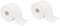 PACKOVE 2 Rouleaux Tissu Non Tissé Épais Serviette Non Tissée Serviette De Nettoyage Jetable Chiffons De Nettoyage Réutilisables Blanche