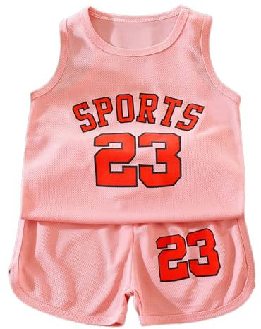 2 Pz Completino Bambino Set Completo Estivo Tuta Neonato Pezzi Festa Casual Di Tinta Unita Bimbo Cotone Corte Top Con Pantaloncini per 1-9 Anni