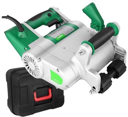 Wall Groove Cutting Machine, 1100W Electric Concrete Saw, Handheld Wall Chaser for Cement and Brick Slotting