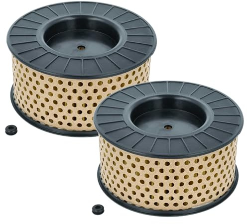 vhbw Filterset Ersatz für Stihl 42211410300, 42211404400, 4221-140-4400, 4221 140 4400 für Trennschleifer - 2x Luftfilter Orange Schwarz