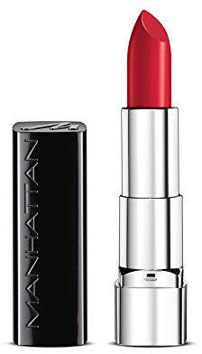 Manhattan Moisture Renew Lippenstift, feuchtigkeitsspendender Lipstick für intensive Farbe & Glanz, Farbe Muse Red 500, 1 x 4g