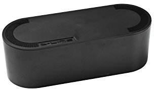 D-Line Cable Tidy Unit Hide & Conceal Cables & Extensions. for Home & Office (Black Small)