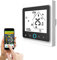 Qiumi Thermostat WiFi Intelligent, contrôleur de température Climatisation Intelligente, contrôleur de température programmable, avec écran LCD à 2 Tubes, Fonctionne avec Alexa Google Home