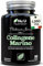 Marine Kollagen Hyaluronsäure & Vitamin C Komplex Hochdosiert - 90 Kapseln - Hydrolysierte Reines Kollagen Typ I - Collagen angereichert mit Vitaminen & Mineralien - 1 Monate Vorrat - Nu U Nutrition