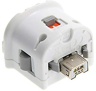 BSTCAR Adaptador Motion Plus, Adaptador de Sensor Externo para Wii, Motion Plus Adaptador Accesorio para Mando Wii