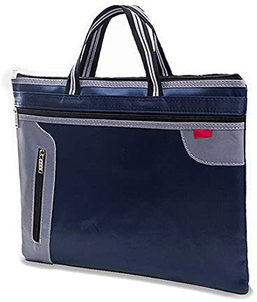 Dokumententasche Laptop Aktenmappe Unisex Aktentasche Wasserdicht Dokumentenmappe 3 Fächer Tragetasche Groß Sammelmappe mit Griff Ordnungsmappe Reißverschluss Businessmappe Büro Schule Business
