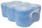 BOVE Lot de 6 rouleaux de papier essuie-mains Midi 2 plis bleu 150 m 20 cm (400 feuilles par rouleau) (8308000) - Pour l'industrie, l'atelier et la restauration