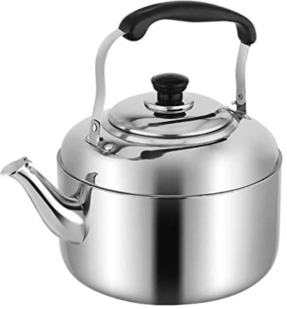 Cabilock Wasserkessel mit Pfeife, Edelstahlkessel, Wasserkessel Induktion- 2L
