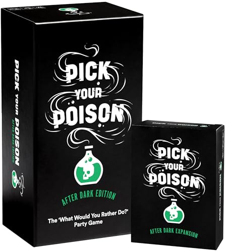 Pick Your Poison After Dark + Expansion Bundle - Card Game - Party Game - English - Dyce Games