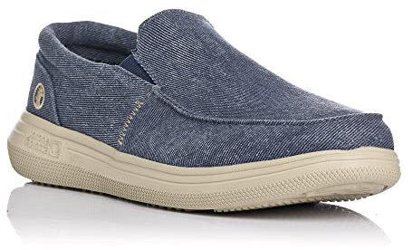 Coronel Tapiocca T-400 Mocasin Lona Light Hombre Azul 42