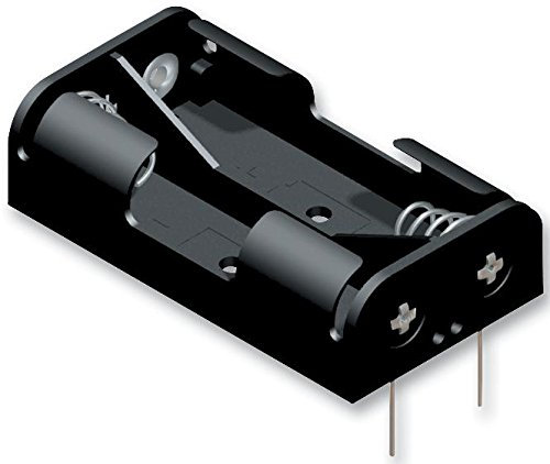 Battery Holder, 2XAA PCB, Battery Holders & Battery Accessories, Qty X 1 | 2462