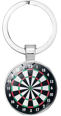 Dartscheibe Schlüsselanhänger Geschenk Dartspieler Dart Geschenk-Idee Dartboard