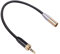 Oewnvmd Câble Microphone Audio Filetage Interne 3,5 Mm Mâle vers Câble Adaptateur Mini XLR 3PIN pour Câble Audio D'Appareil Photo Reflex