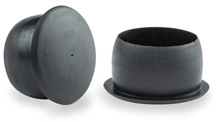 20x Blindstopfen – Made IN Germany – aus hochwertigen wetterbeständigen Kunststoff, Abdeckkappen für Bohrlöcher, Bohrlochabdeckung, Lochabdeckung, Kunststoffstopfen (10,7 mm, 20)
