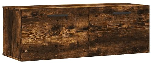vidaXL Wandschrank Räuchereiche 100x36,5x35 cm Holzwerkstoff