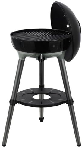 CADAC Carri Chef 40 BBQ/Dome 30mBar - Comprend un support de poêle, une grille de barbecue, un couvercle avec thermomètre - Noir - Vert - Barbecue