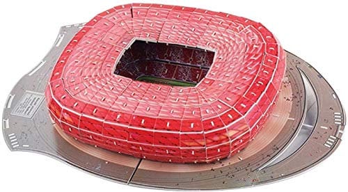 SSDDLZEQ 3D Puzzle Fußballstadion Modell, 3D Fußball Puzzle Barcelona Camp NOU Stadium Modell Gebäude Kit for Kinder Erwachsene (Size : Standard e)