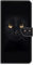 Bnvdfre for iPhone SE 2022 / iPhone 8/7 Case Protective Flip Phone Art Pattern Cover Shockproof Card Holder with Magnetic Stand Leather Case for iPhone SE 2022 / iPhone 8/7, Black Cat