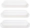 Banworks Tonabnehmer-Abdeckungen für E-Gitarre, Dual-Coil Hot Rail Tonabnehmer-Abdeckung, Mini-Humbucker-Abdeckungsrahmen für Strat-Gitarren, 3er-Pack JT/SYQG-05, Weiß