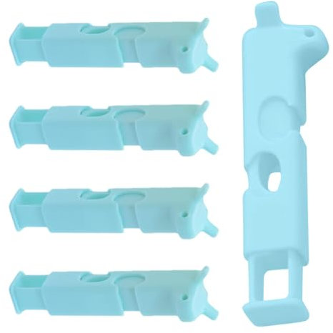 Tuxxjzm Bread Bag Clips, Chip Bag Clips, Creative Cow Bag Clip | 5 Pieces Chips Clip, Easy to Use Bread Bag Fasteners, Food Storage Clips for Home Kitchen